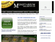 Tablet Screenshot of monetariumadelaide.com.au